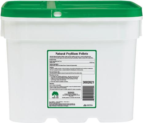 Show full view: Farnam Equi Aid Natural Psyllium Fiber Pellets Horse Supplement, 50-lb tub slide 2 of 2