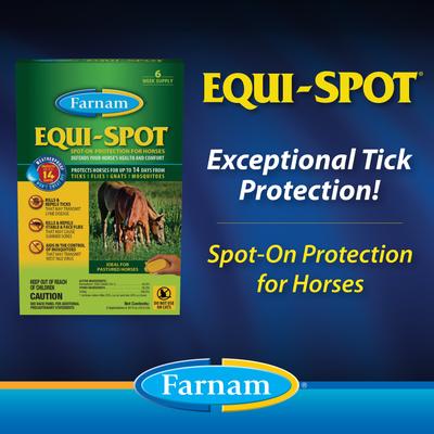 Show full view: Farnam Equi-Spot Horse Spot-On Fly Control, 0.34-oz bag, 3 treatments slide 2 of 10