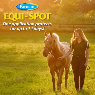 Show full view: Farnam Equi-Spot Horse Spot-On Fly Control, 0.34-oz bag, 3 treatments slide 5 of 10