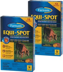 Farnam Equi-Spot Horse Spot-On Fly Control, 12 treatments