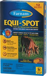 Farnam Equi-Spot Horse Spot-On Fly Control, 6 treatments