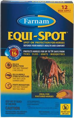 Show full view: Farnam Equi-Spot Horse Spot-On Fly Control + SuperMask II Fly Mask Classic Collection slide 2 of 5