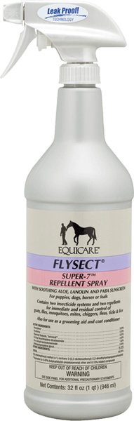 Show full view: Farnam Equicare Flysect Dog & Horse Repellent Spray, 32-fl oz bottle slide 2 of 10