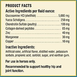 Farnam FluidFlex Joint Solution Liquid Horse Supplement, 32-fl oz bottle slide 2 of 8