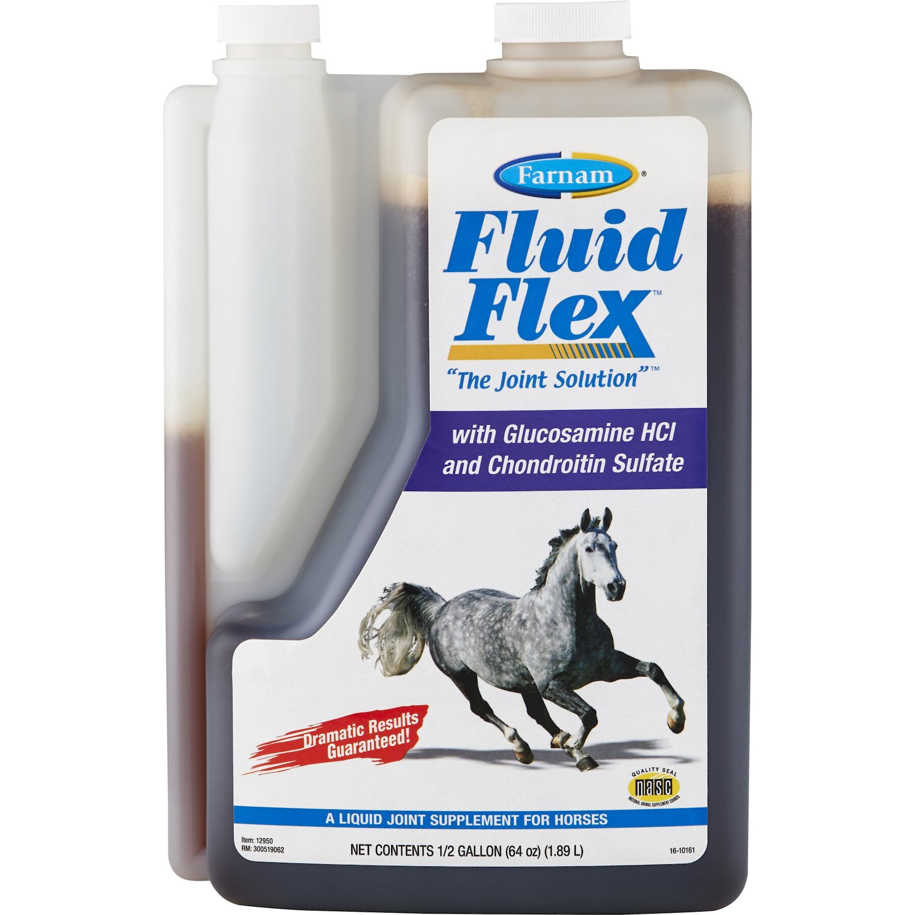 Farnam FluidFlex Joint Solution Liquid Horse Supplement, 64-fl oz bottle
