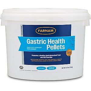 Farnam Gastric Health Pellets Horse Supplement, 3.75-lb tub