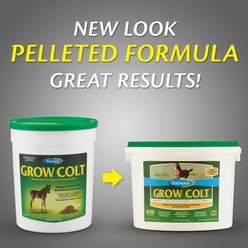 Farnam Grow Colt Growth & Development Pellets Horse Supplement, 3.75-lb tub slide 2 of 8