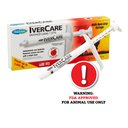Farnam Ivercare Ivermectin 1.87% Paste Horse Dewormer, Apple Flavor, .26-oz syringe, 1 count