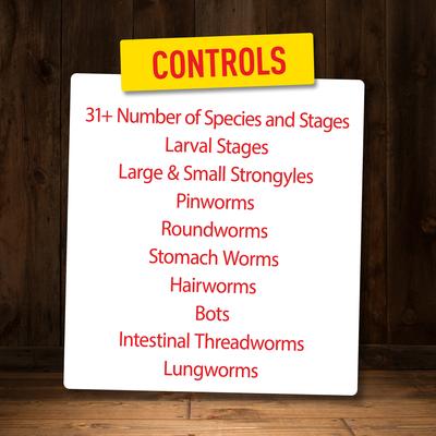 Show full view: Farnam Ivercare Ivermectin 1.87% Paste Horse Dewormer, Apple Flavor, .26-oz syringe, 1 count slide 5 of 9