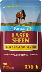 Farnam Laser Sheen Skin & Coat Horse Supplement, 3.75-lb bag