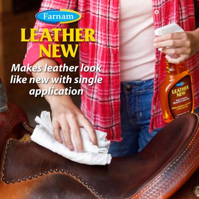 Show full view: Farnam Leather New Easy-Polishing Glycerine Saddle Soap & Leather Horse Cleaner, 64-fl oz bottle slide 3 of 8