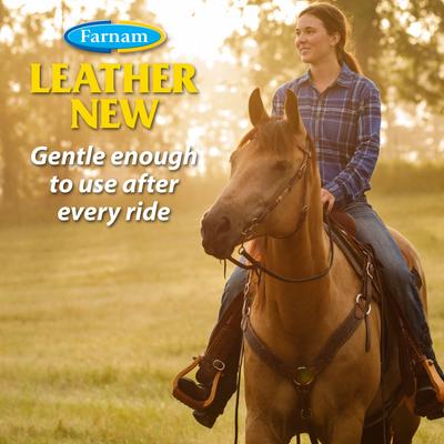 Show full view: Farnam Leather New Easy-Polishing Glycerine Saddle Soap & Leather Horse Cleaner, 64-fl oz bottle slide 5 of 8