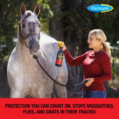 Show full view: Farnam Mosquito Halt Horse Repellent Spray, 32-fl oz bottle slide 2 of 7