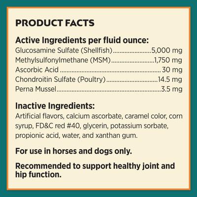 Show full view: Farnam Next Level Joint Fluid Supplement, Supports Healthy Hip & Joint Function for Horses & Dogs, 16-fl oz slide 9 of 10