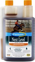 Farnam Next Level Joint Fluid Supplement, Supports Healthy Hip & Joint Function for Horses & Dogs, 32-fl oz