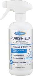 Farnam PuriShield Farm Animal & Horse Fast-Acting Wound & Skin Care Spray, 16-fl oz bottle, bundle of 2
