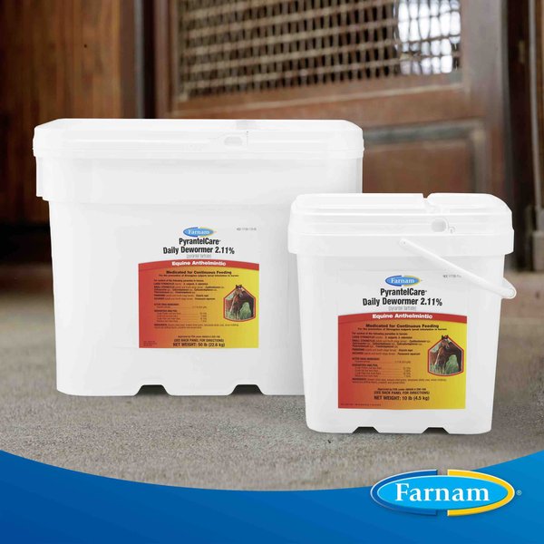 Farnam PyrantelCare Daily Dewormer Anthelmintic Horse Dewormer Supplement