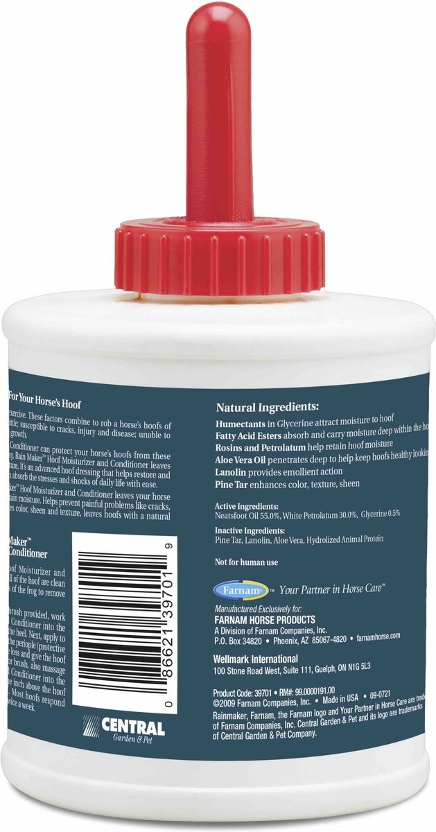 Farnam Horse Health Shur Hoof Deep-Penetrating Hoof Moisturizer, 32 Oz : Horse Hoof Care