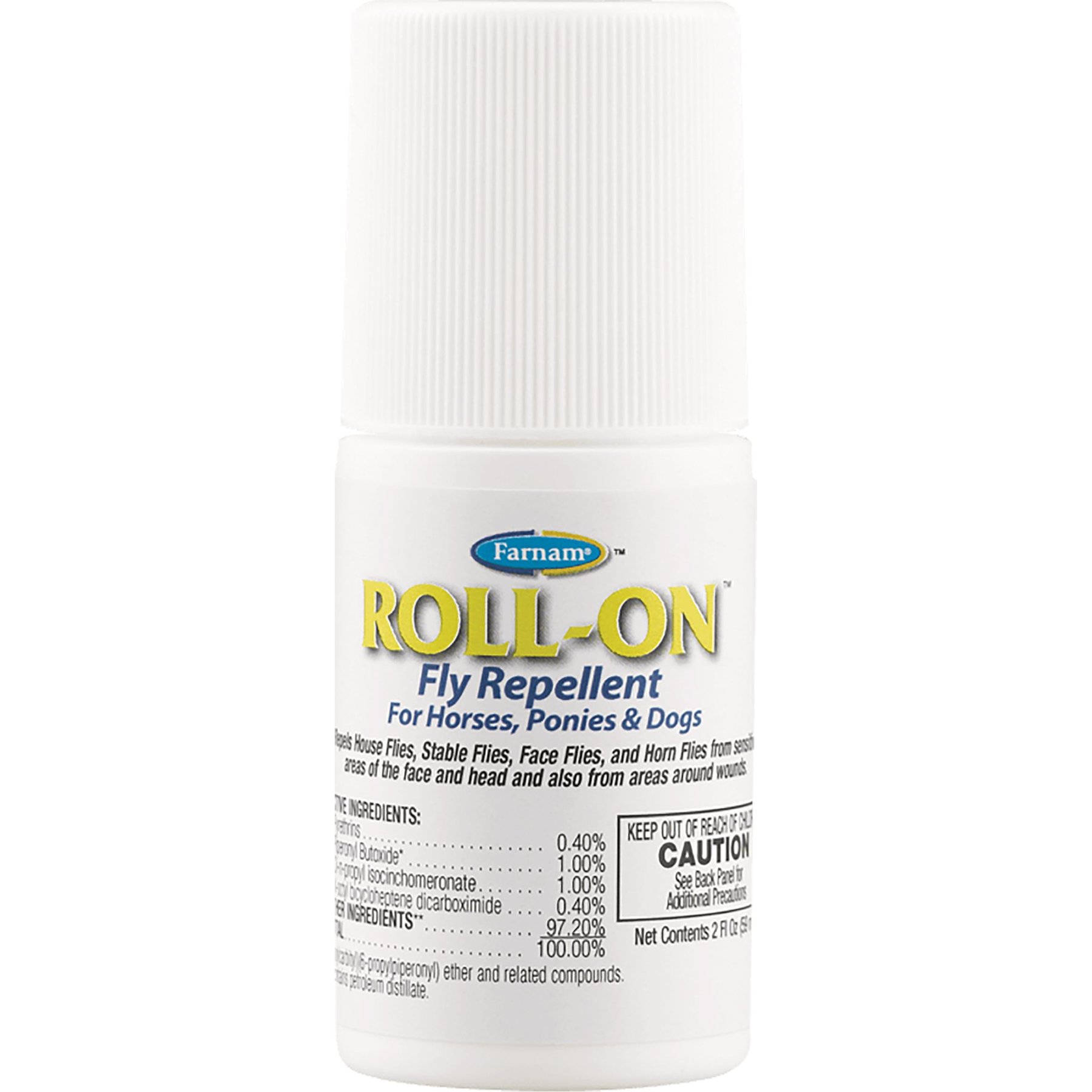Farnam Horse Roll-On Fly Repellent, 2-fl oz bottle, bundle of 2