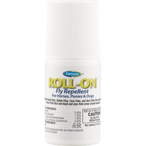 Farnam Roll-On Dog & Horse Fly Repellent, 2-fl oz bottle