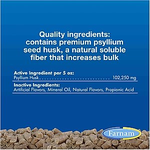 Farnam SandClear Natural Psyllium Fiber Crumbles Apple/Molasses Flavor Horse Supplement, 10-lb bucket