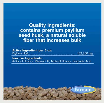 Show full view: Farnam SandClear Natural Psyllium Fiber Crumbles Apple/Molasses Flavor Horse Supplement, 10-lb bucket slide 5 of 11