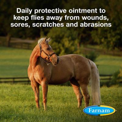 Show full view: Farnam Swat Original Fly Repellent Ointment Horse Supplement, 7-oz tub slide 2 of 12