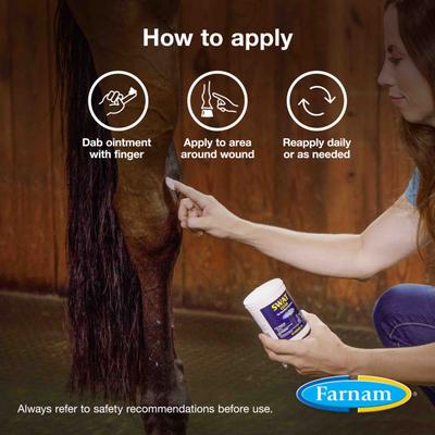 Show full view: Farnam Swat Original Fly Repellent Ointment Horse Supplement, 7-oz tub slide 4 of 12
