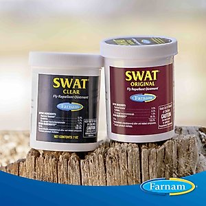 Farnam Swat Original Fly Repellent Ointment Horse Supplement, 7-oz tub