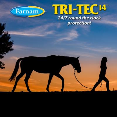 Show full view: Farnam Tri-Tec 14 Fly Repellent for Horses, 32-fl oz spray bottle slide 5 of 13