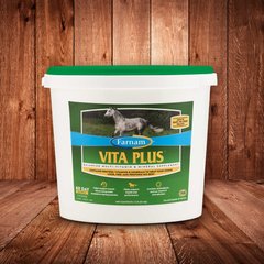 Farnam Vita Plus Balanced Multi-Vitamin & Mineral Pellets Horse Supplement, 7.5-lb tub