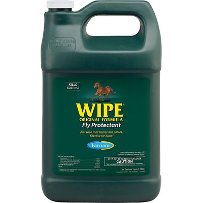 Farnam Farnam Wipe Original Formula Fly Protectant Horse Solution, 1-gal jug