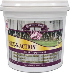 Farrier's Magic Flex-N-Action Joint Hay Flavor Pellets Horse Supplement, 2.5-lb tub