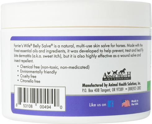Show full view: Farrier's Wife Belly Salve Horse Wound Care & Skin Care Ointment, 7-oz jar slide 2 of 5