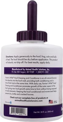 Show full view: Farrier's Wife Horse Hoof Care Dressing & Conditioner, 30-fl oz bottle slide 2 of 3