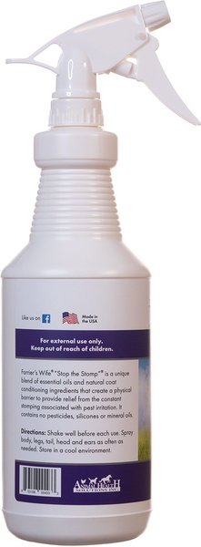 Show full view: Farrier's Wife Stop the Stomp Natural Pest Repellant Horse Spray, 32-fl oz bottle slide 2 of 3