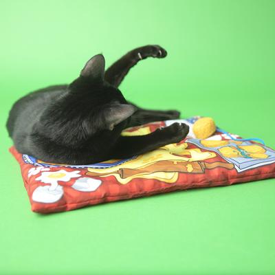 Show full view: Fat Cat Big Mama's Makin' Biscuits Boogie Mat Cat Toy with Catnip slide 4 of 6