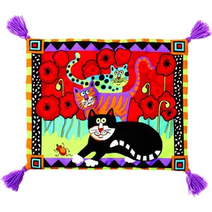 Fat Cat Boogie Mat Cat Toy, Color Varies