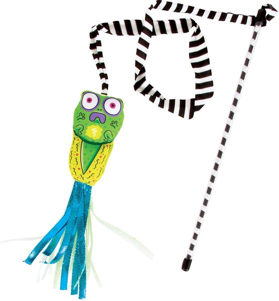 Fat Cat Catfisher Teasers Tadpole Wand Cat Toy