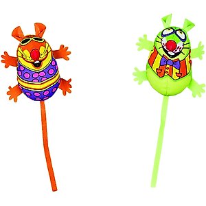 Fat Cat Classic Eeeks! Flower Chic Cat Toy, 1 count, Color Varies