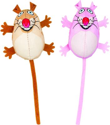 Show full view: Fat Cat Eeeks! Cat Toy with Catnip, Color Varies, 1 count slide 1 of 7