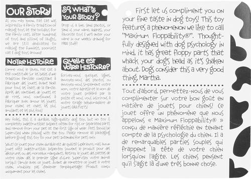 Show full view: Fat Cat Floppability Barnyard Bullies Squeaky Dog Toy, Suspicious Chicken slide 5 of 7