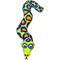 Show in main carousel: Fat Cat Incredible Strapping Yankers Snake Squeaky Dog Toy, Color Varies slide 1 of 7