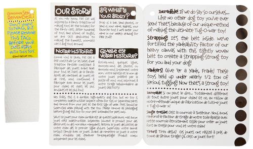 Show full view: Fat Cat Incredible Strapping Yankers Trout Squeaky Dog Toy, Color Varies slide 3 of 5