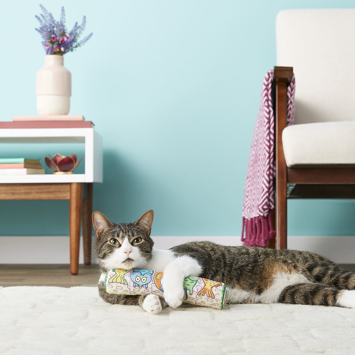 Fat Cat Kitty Kickz Mice Cream Cone Cat Toy