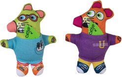 Fat Cat Rat Ecomm Cat Mice Plush Toy with Catnip, 2 count, Multi Color, Medium slide 2 of 3