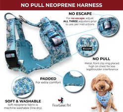 FearLess Pet Adjustable No Pull No Escape Neoprene Dog Harness, The Great Outdoors, Medium slide 2 of 9