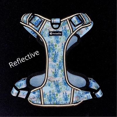 Show full view: FearLess Pet Heavy Duty Padded Adjustable No Pull No Escape Dog Harness, The Great Outdoors, Medium slide 8 of 11