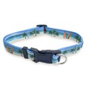 FearLess Pet Safe Cinch Dog Collar, Beach Life, Medium/Large