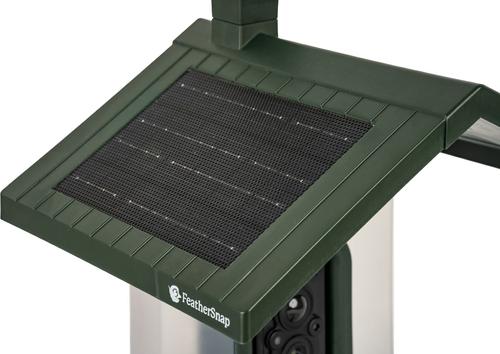 Show full view: FeatherSnap Scout Wi-Fi Solar Powered Camera Smart Bird Feeder, Clear/Green, 2-L slide 5 of 10